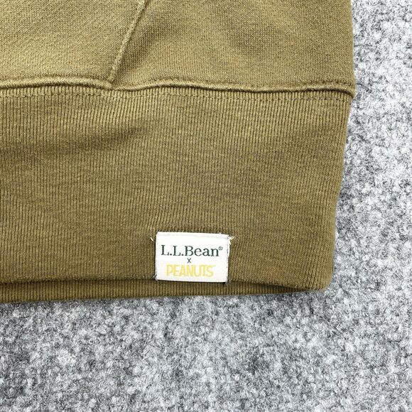 LL Bean X Peanuts Snoopy Hoodie Sweatshirt Size Medium Woodstock Unisex - Picture 5 of 12